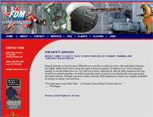 Tablet Screenshot of fdmsafetyservices.com